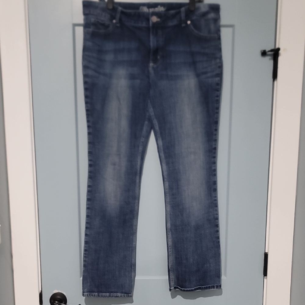 Wrangler Dark Blue Straight Leg Jeans